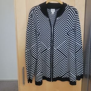 Zippered Cardigan sweater